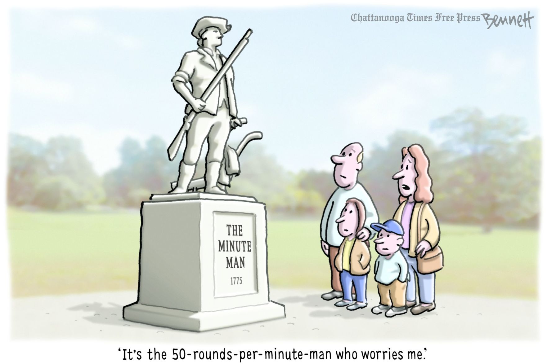 Clay Bennett editorial cartoon